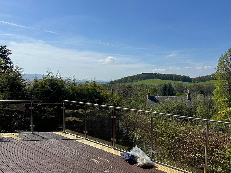 Glass Balustrade Fitters Bridge of Allan 